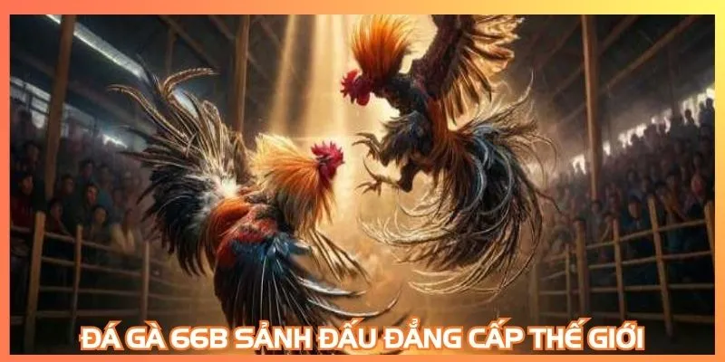 Đá gà 66B sảnh đấu đẳng cấp thế giới